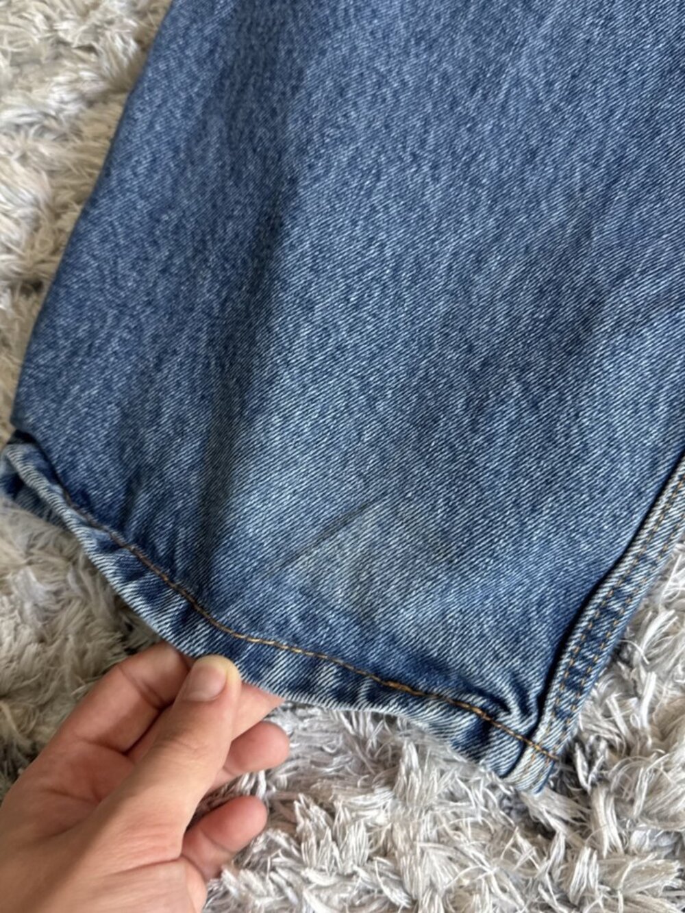 Levi'S Blue 00 S Levi 550 Denim Regular Fit Jeans Men 36X29 Casual Sz 36X29 - Picture 3 of 10